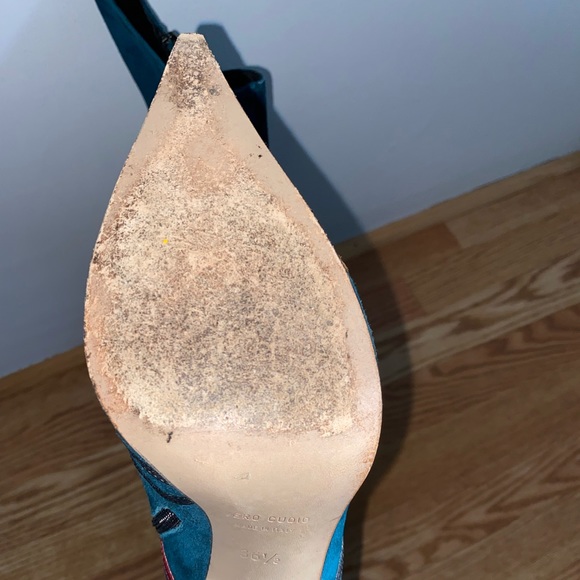 Blue Pointed Toe Charles David Boots - Picture 8 of 12